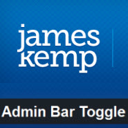 JCK Admin Bar Toggle for WordPress
