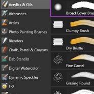 corel painter essentials 5 oil brushes