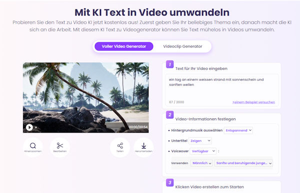 Convert AI Text in Video