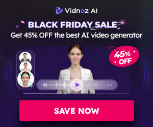 Vidnoz Black Friday Sale